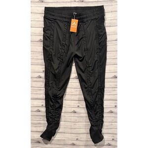 AGOGIE Resistance Pant Sz 3XL 40+ Black Stretchy Ruched Training Legging NEW NWT
